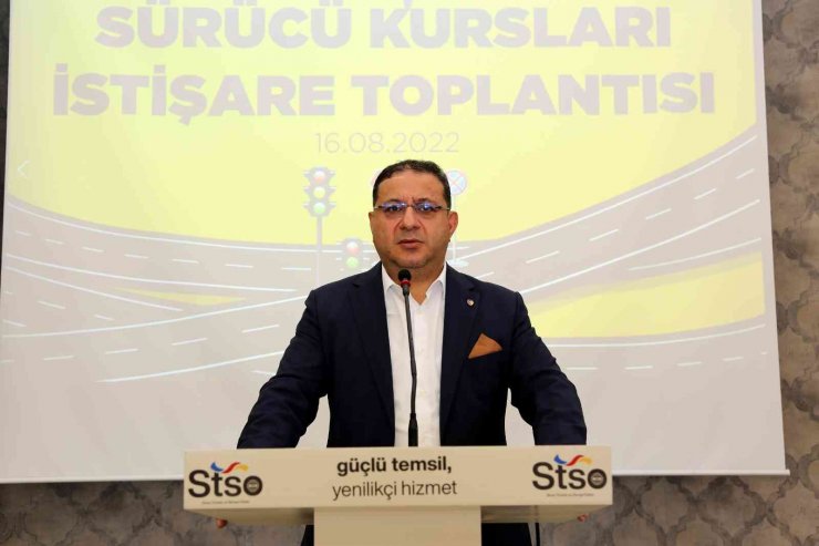 STSO Başkanı Mustafa Eken, “Sürücü kurslarımız hak ettiği bir pistte çalışmalarını yapacaklar”