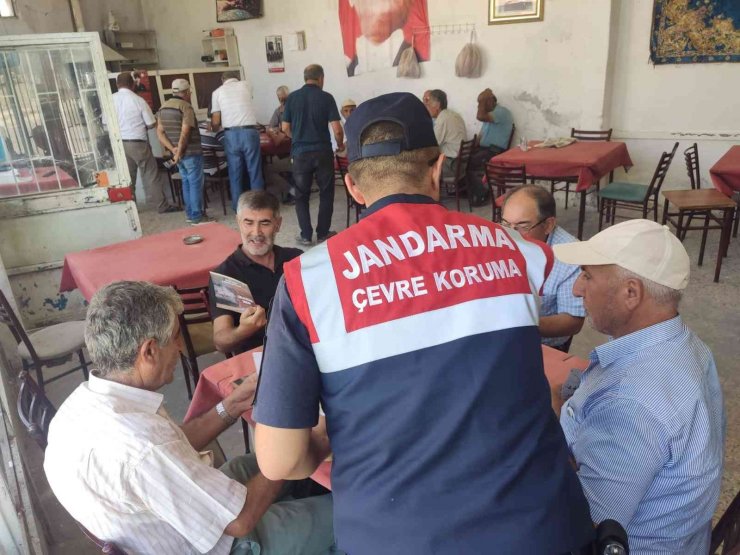 Orman yangınlarına karşı jandarma önlemi