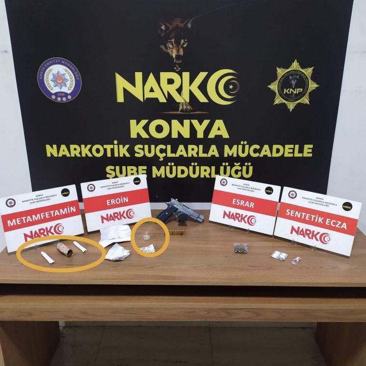 Marketteki guaj boya tüplerinden uyuşturucu çıktı