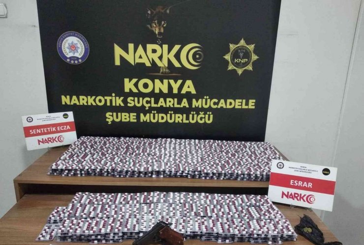 Konya’da zehir tacirlerine operasyon: 9 tutuklama