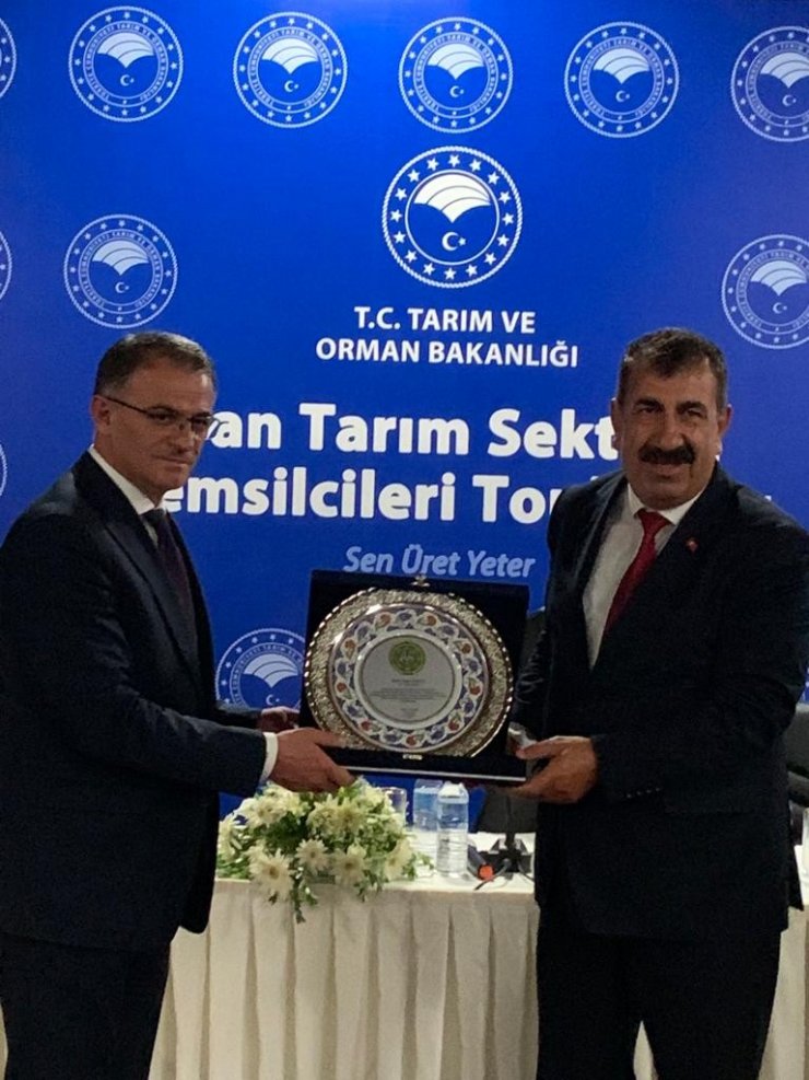 Bakan Kirişci, TÜDKİYEB Genel Başkanı Çelik ile bir araya geldi