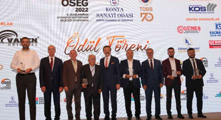 Konya’nın otomotiv devlerine plaket verildi