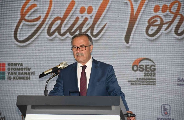 Konya’nın otomotiv devlerine plaket verildi
