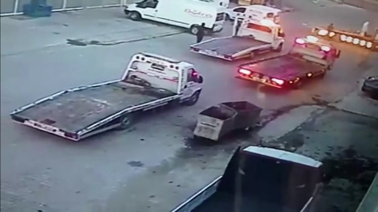Tek seferde 7 aracı çekicilere yükleyip çalan çete yakalandı