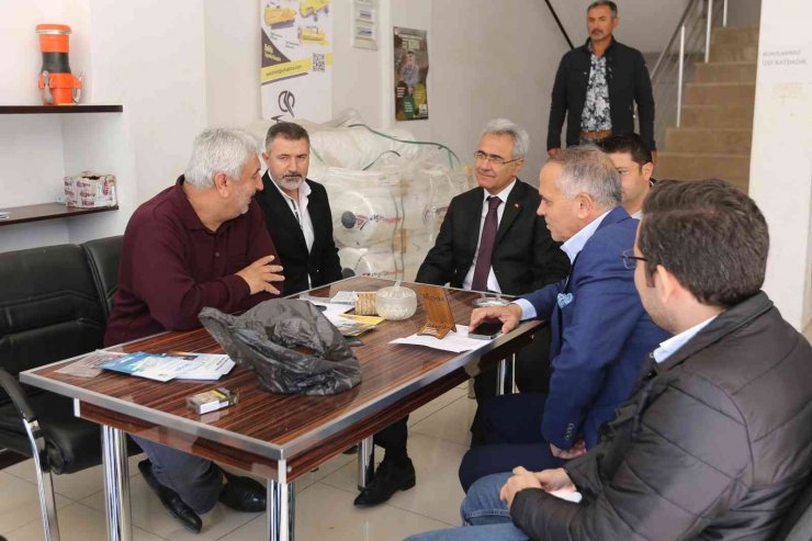 STSO Başkan Adayı Özdemir, esnafları tek tek ziyaret etti