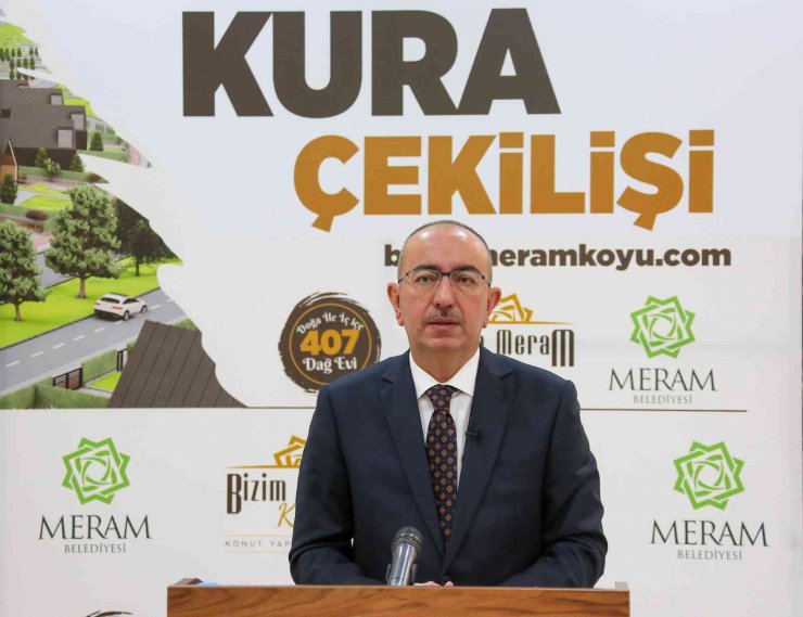 Bizim Meram Köyü Dağa Evleri’nde kuralar çekildi