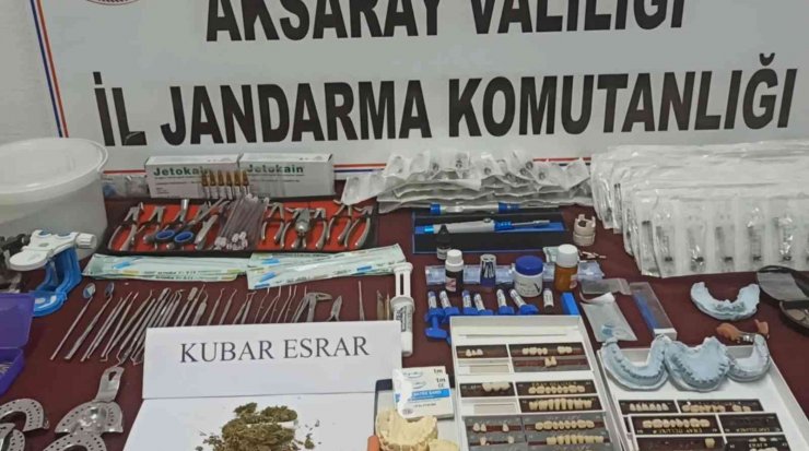Uyuşturucu taciri sahte hekimin ruhsatsız diş kliniği, profesyonel hastaneyi aratmadı