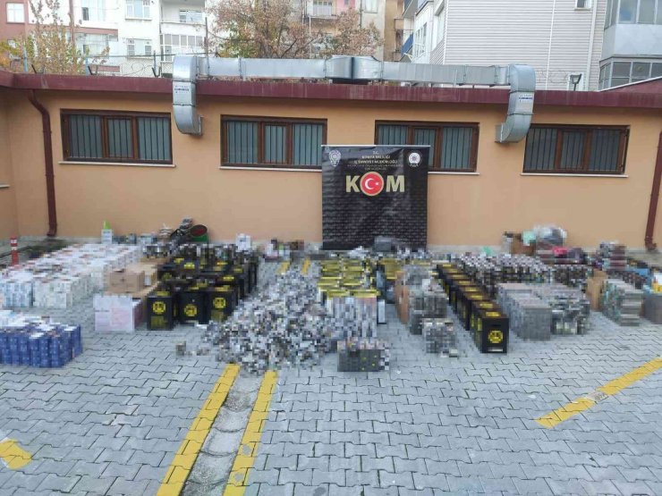 Konya’da okul çevrelerinde kaçak sigara satan iş yerlerine denetim