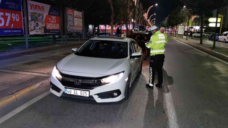 Aksaray’da karma trafik denetimleri sürüyor