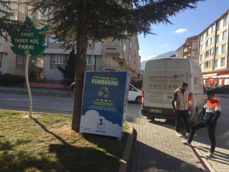 Tekstil atık kumbaralarına yenileri ekleniyor