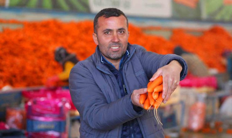 Ocak ayında elle sökümü yapılan havuç, dünya pazarına hazırlanıyor