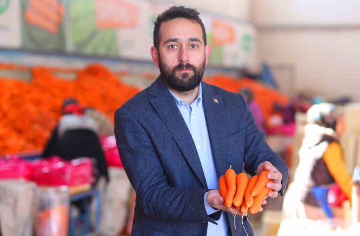 Ocak ayında elle sökümü yapılan havuç, dünya pazarına hazırlanıyor