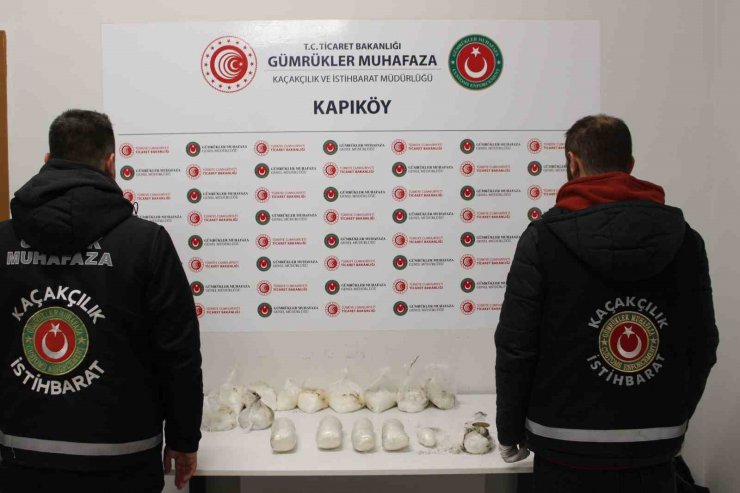 Kapıköy Gümrük Kapısı’nda 7 kilogram metamfetamin ele geçirildi