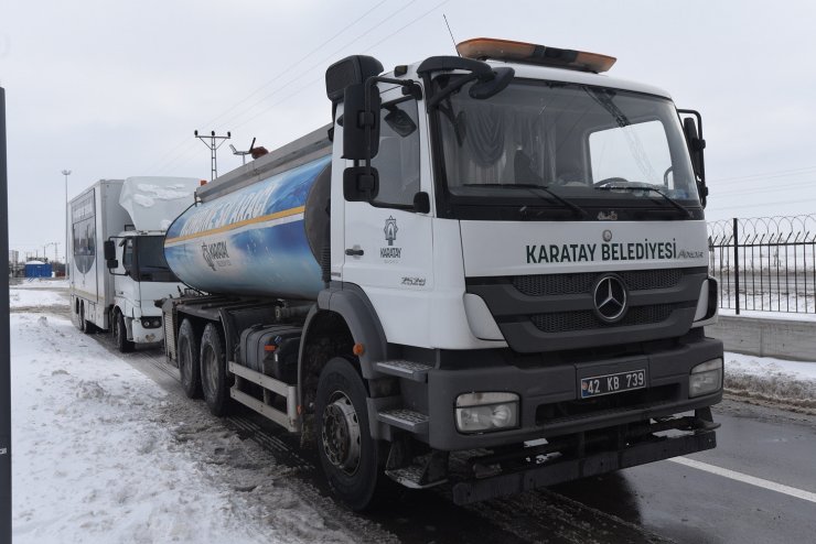 Karatay Belediyesi deprem bölgesine destek için seferber oldu