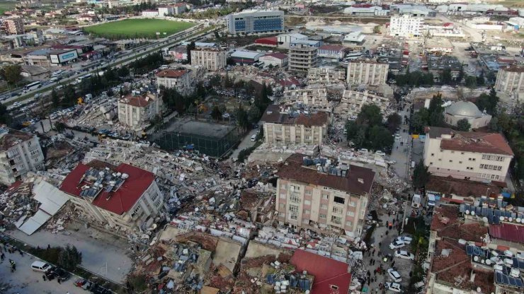 Hatay’da 600 Evler Sitesi yerle bir oldu