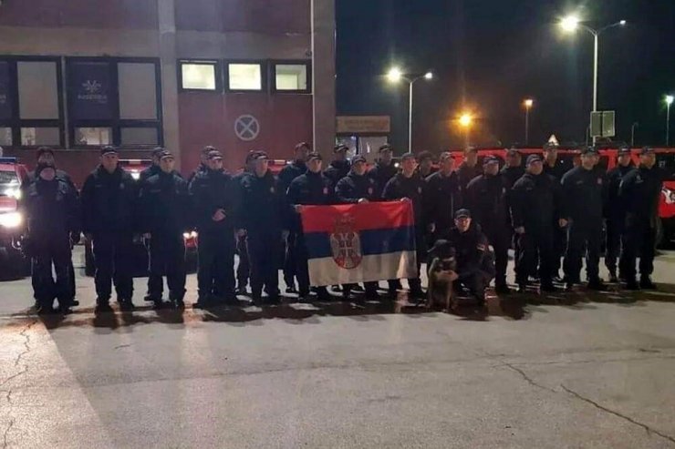 Sırbistan’dan Türkiye’ye yardım ekibi yola çıktı