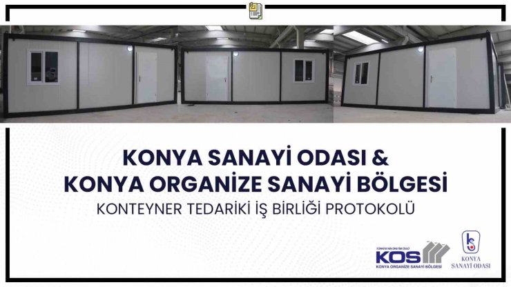 KSO ve KOS’tan İskenderun’a 200 konteynerlik destek