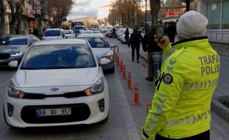 Aksaray’da 1 ayda 650 araca hatalı parktan cezai işlem uygulandı