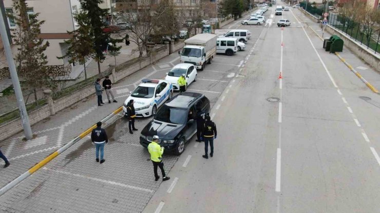 Aksaray’da dron destekli “Türkiye Huzur Güven” uygulaması