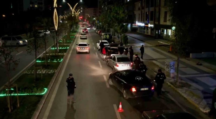 Aksaray’da dron destekli “Türkiye Huzur Güven” uygulaması