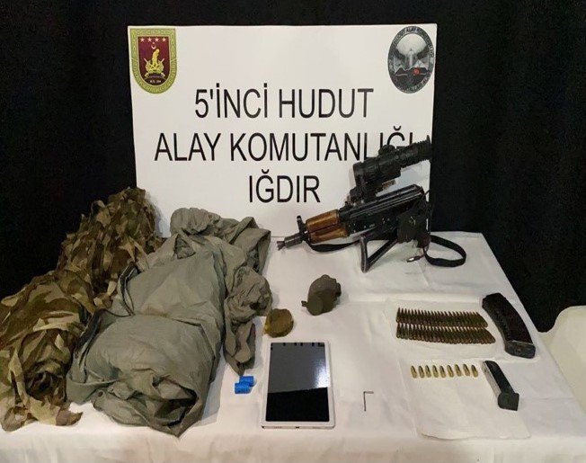 Hudut Kartalları sınır güvenliğinde taviz vermiyor: Çok sayıda mühimmat ele geçirildi