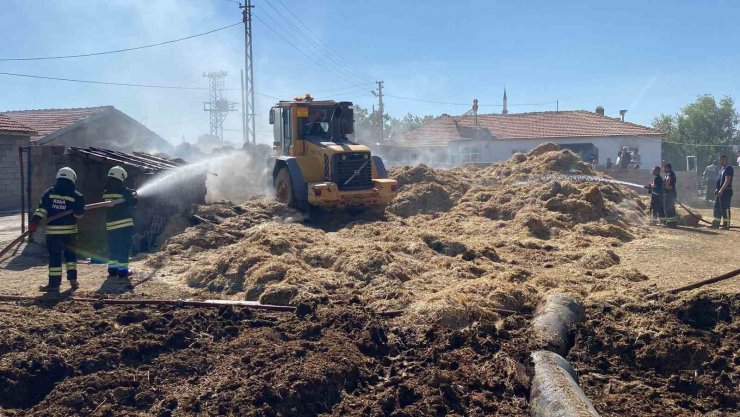 Kulu’da saman yangını