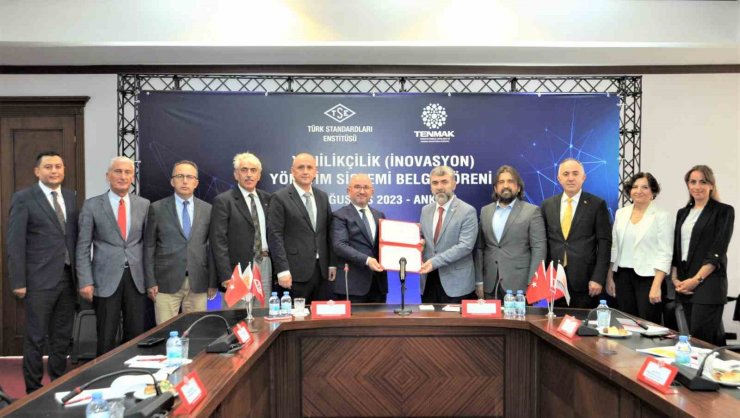 TSE’den TENMAK’a “Yenilikçilik Yönetim Sistemi Belgesi”