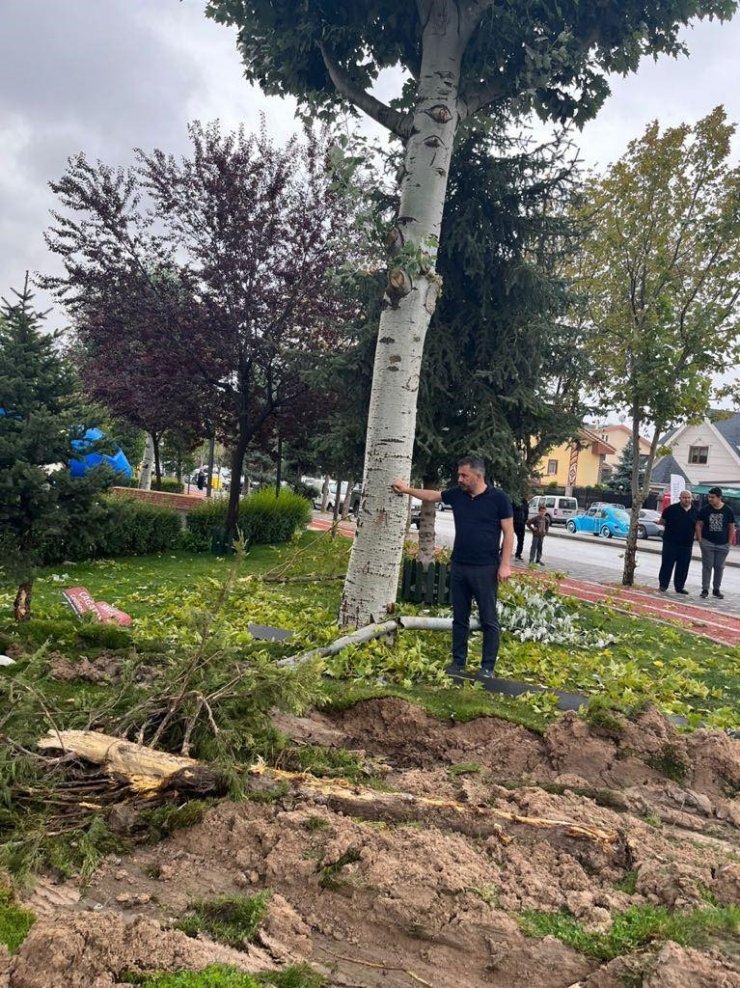 Ankara’da korkutan kaza
