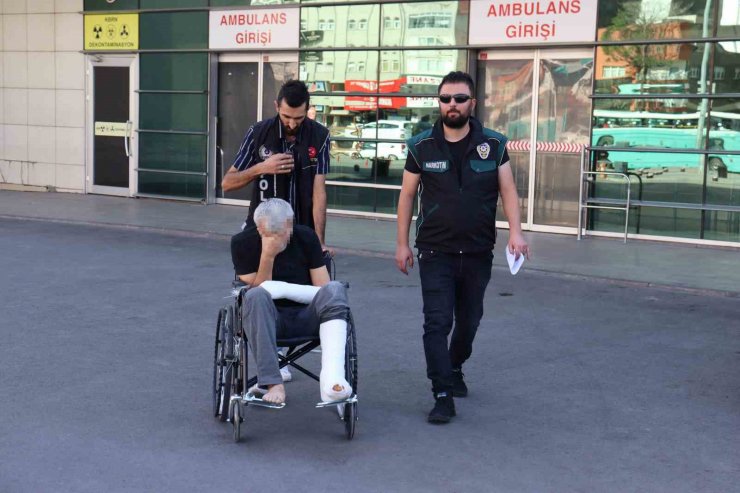 Yakalanacağını anladı, 1’inci kattan atladı