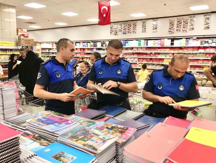 Sincan Belediyesi zabıta ekipleri kırtasiyeleri denetledi