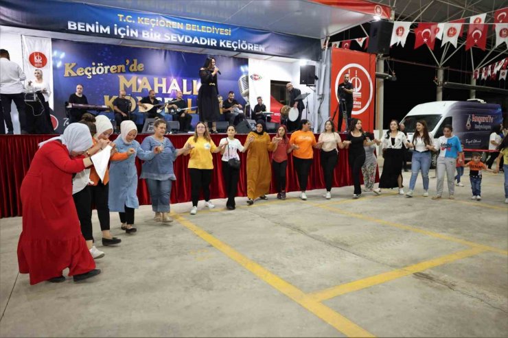 Keçiören’de mahalle konserleri devam ediyor