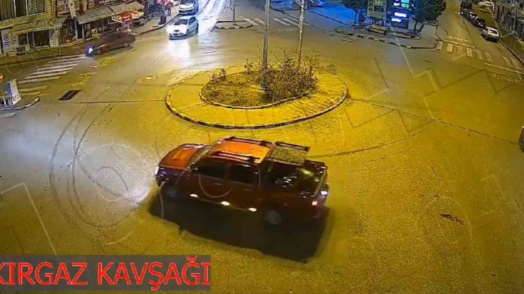 Drift yapan sürücü kameraya yakalandı: 20 bin 340 lira ceza