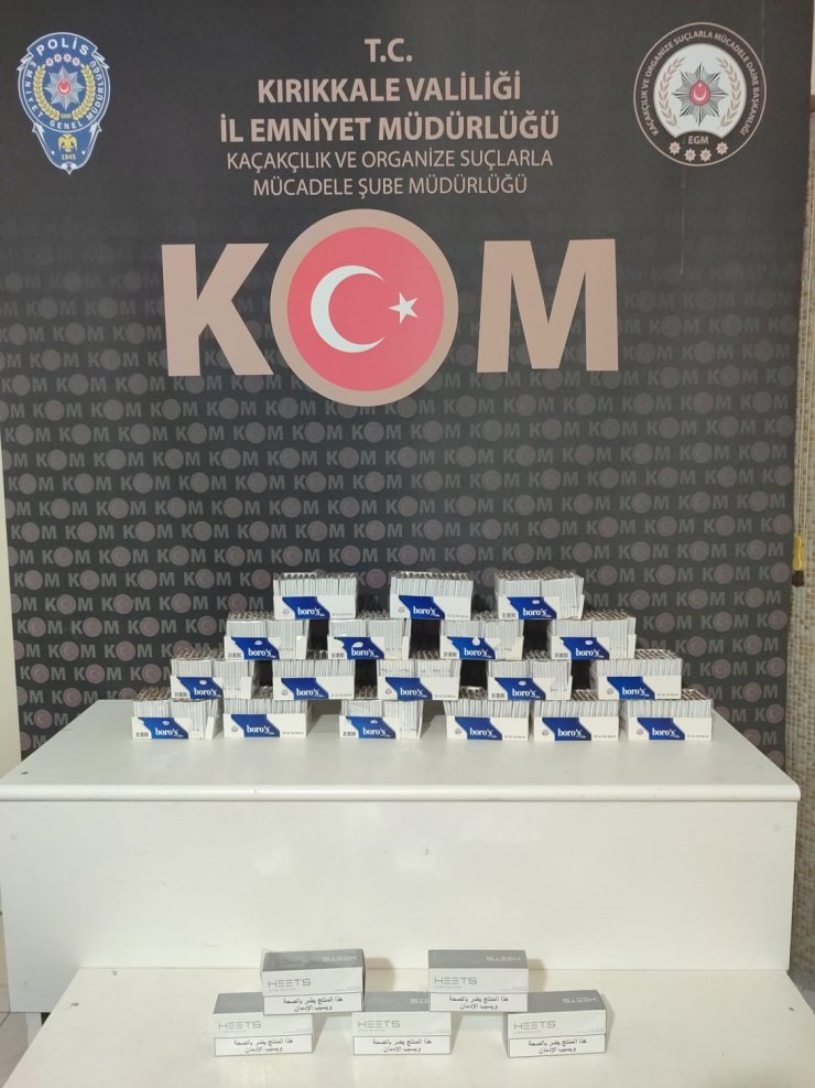 Kırıkkale’de çok sayıda kaçak tütün ve elektronik sigara ele geçirildi