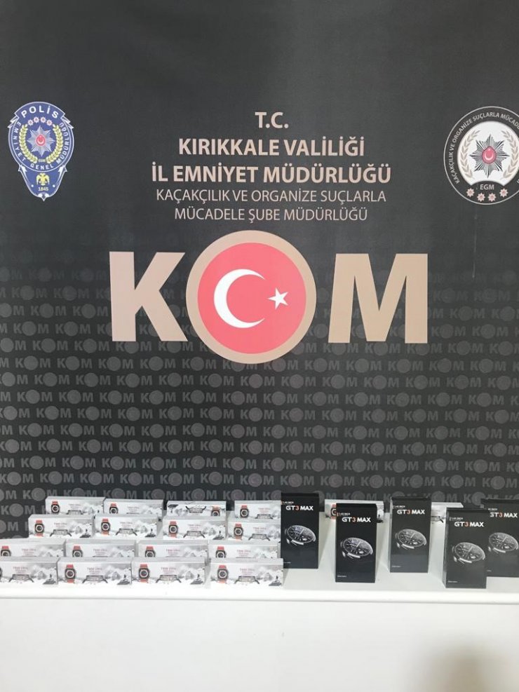 Kırıkkale’de çok sayıda kaçak tütün ve elektronik sigara ele geçirildi
