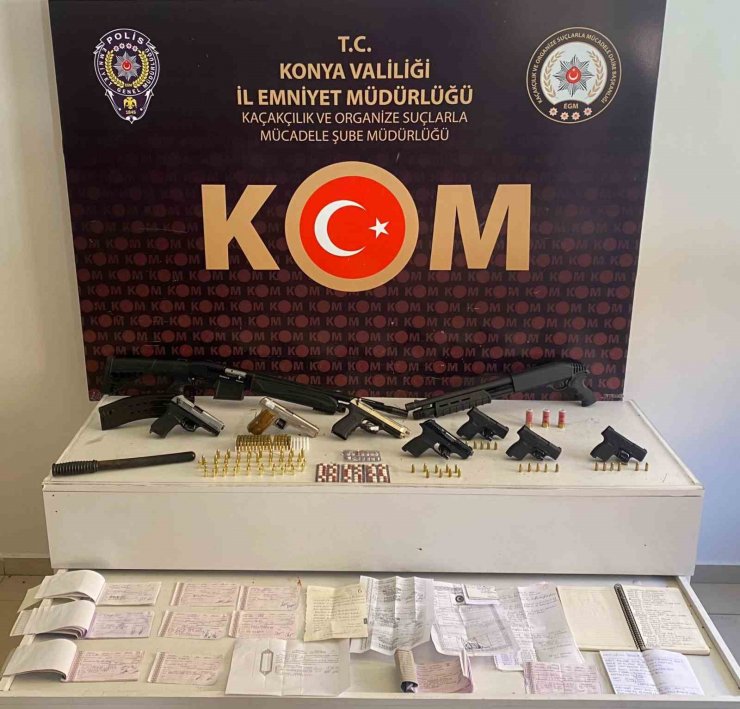 Konya polisinden tefeci çetesine operasyon