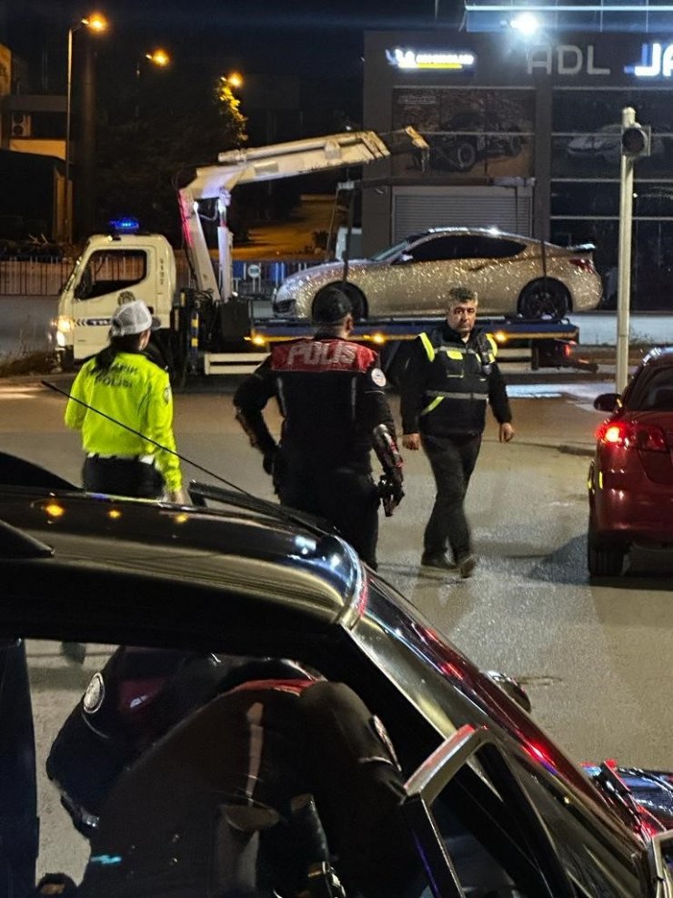 Şaşmaz bölgesinde trafik denetimi