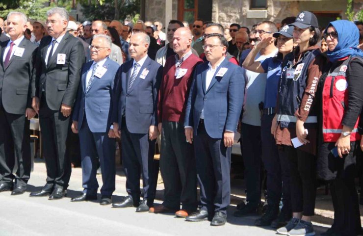 Şehit polis Akpınar için tören düzenlendi