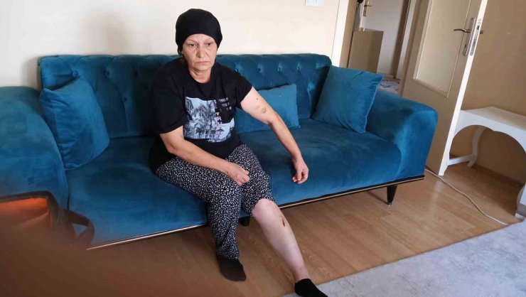 Kapıcı dairesinden zorla çıkarılmak istenen apartman görevlisi kadın darp edilip bıçaklandı