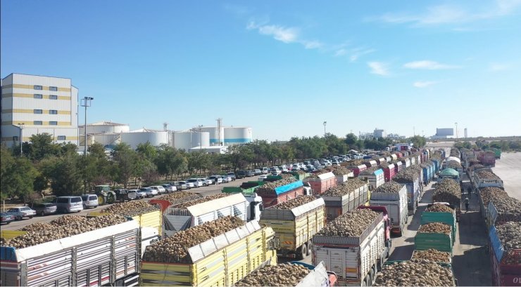 Çumra Şeker Fabrikası’nda pancar alım kampanyası başladı