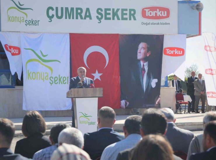 Çumra Şeker Fabrikası’nda pancar alım kampanyası başladı