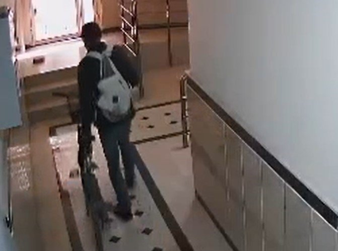 Bisiklet hırsızı güvenlik kameralarına yakalandı