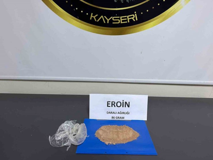 Kayseri’de uyuşturucu operasyonu: 9 gözaltı
