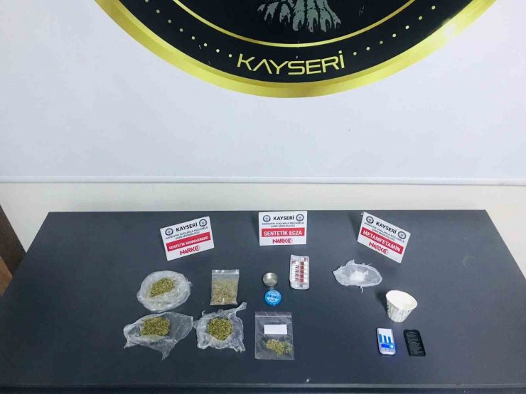 Kayseri’de uyuşturucu operasyonu: 9 gözaltı