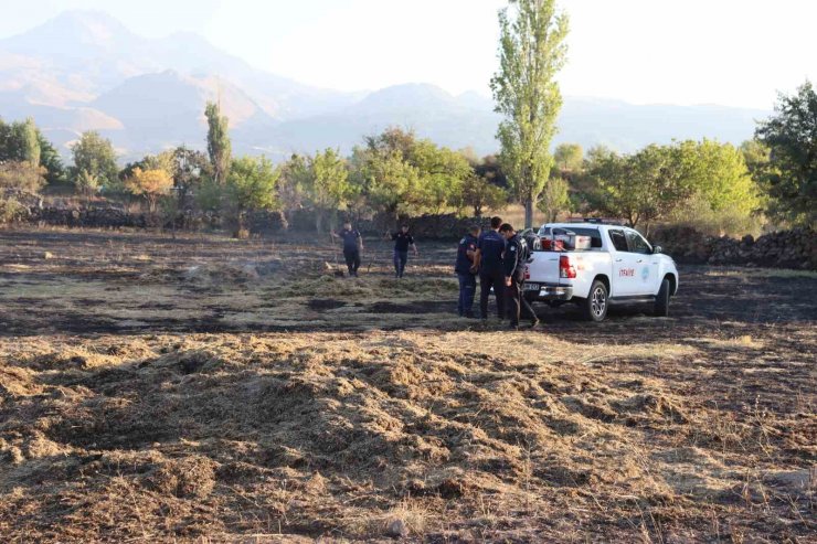 Kayseri’de acı olay: Yaktığı anızın arasında kalarak can verdi