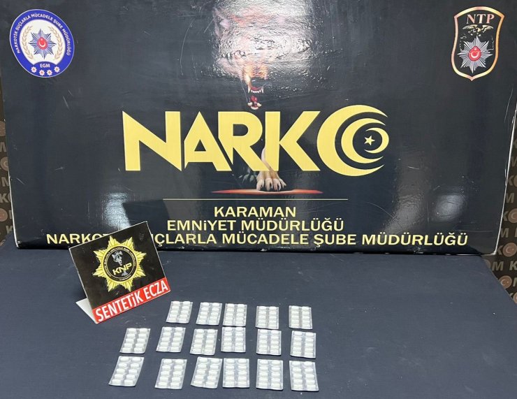 Karaman’da uyuşturucu ticareti yapmaktan 3 kişi tutuklandı
