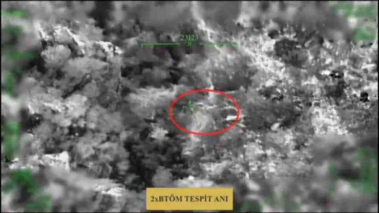 Irak’ın kuzeyinde 5 terörist etkisiz hale getirildi