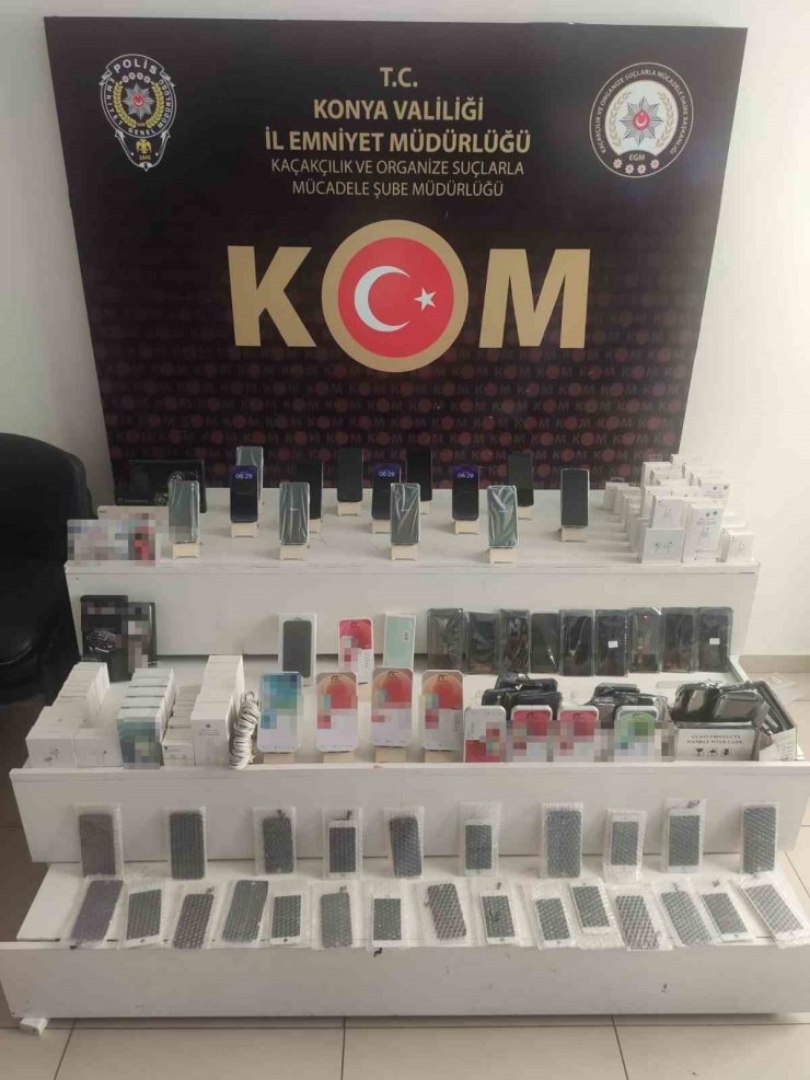 Konya’da kaçakçılık operasyonu: 6 gözaltı