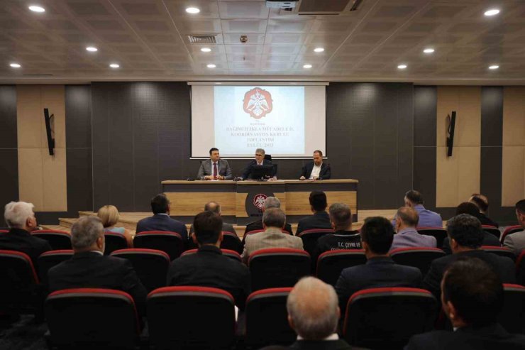 Niğde’de Bağımlılıkla Mücadele İl Koordinasyon Kurulu toplantısı yapıldı