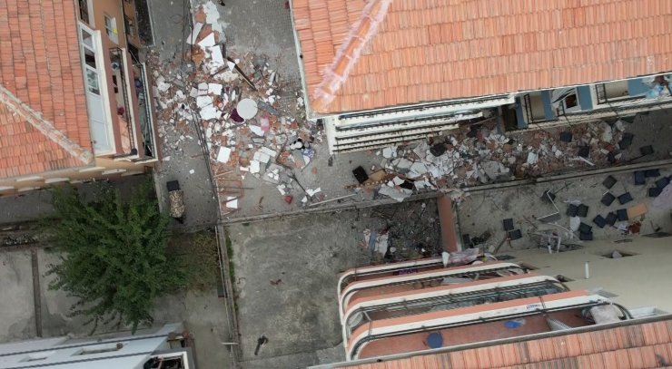 Ankara’daki doğalgaz patlamasına tanık olan vatandaş, “Bina resmen yerinden kalktı”