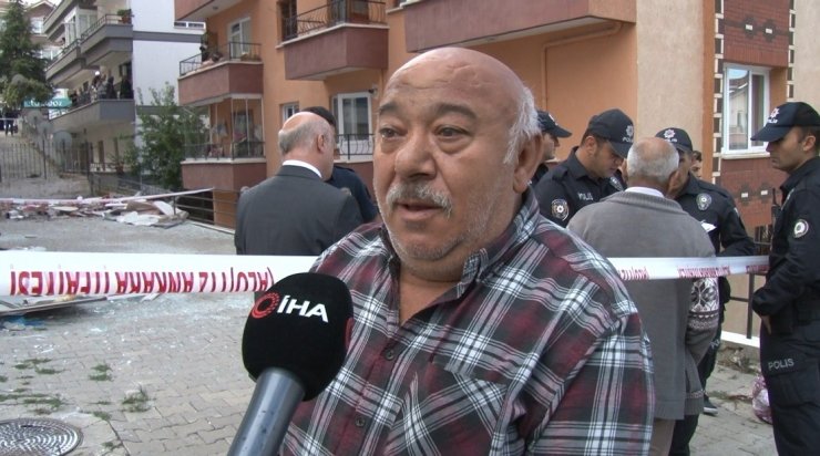 Ankara’daki doğalgaz patlamasına tanık olan vatandaş, “Bina resmen yerinden kalktı”